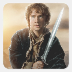 BILBO BAGGINS™ Character Poster 2 Quadratischer Aufkleber