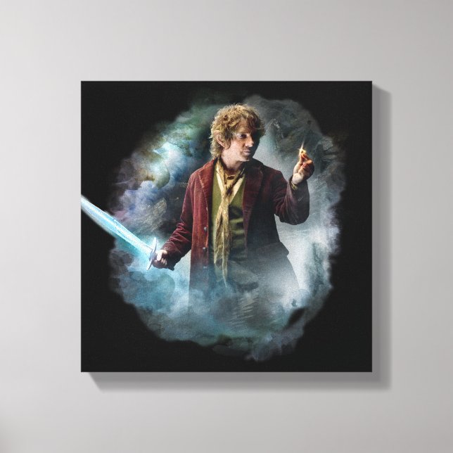 BILBO BAGGINS™ mit Ring Leinwanddruck (Vorderseite)