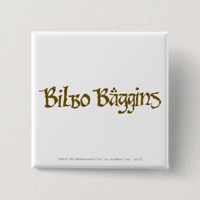 BILBO BAGGINS™ Solid Button (Vorderseite)