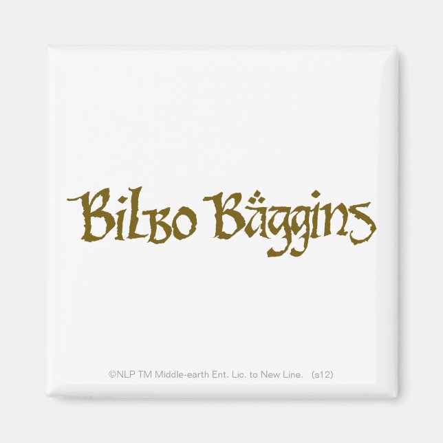 BILBO BAGGINS™ Solid Magnet (Vorne)