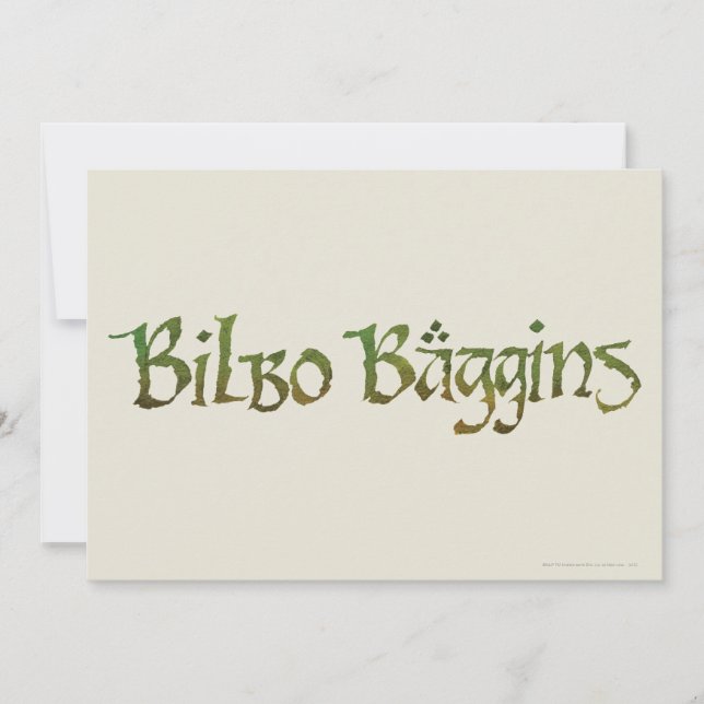 BILBO BAGGINS™ texturiert (Vorderseite)