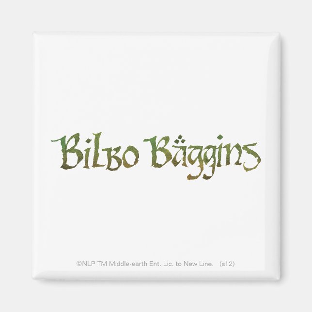 BILBO BAGGINS™ texturiert Magnet (Vorne)