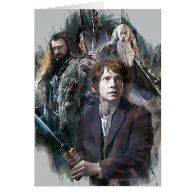 BILBO BAGGINS™, THORIN OAKENSHIELD™, & Gandalf (Vorne)