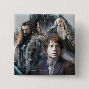 BILBO BAGGINS™, THORIN OAKENSHIELD™, & Gandalf Button
