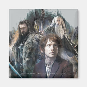 BILBO BAGGINS™, THORIN OAKENSHIELD™, & Gandalf Magnet