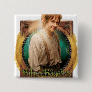 BILBO BAGGINS™ Zeichen mit Namen Button