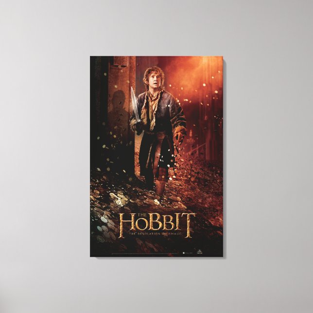 BILBO BAGGINS™ Zeichenposter 3 Leinwanddruck (Vorderseite)