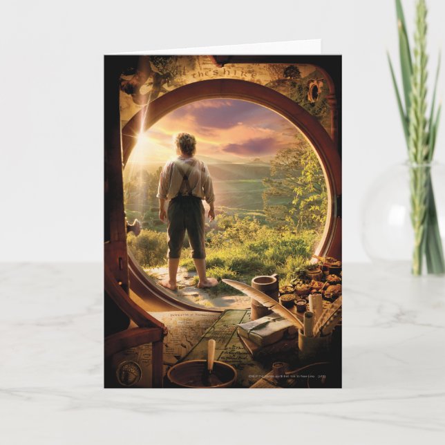 BILBO BAGGINS™ ziehen sich in der Karte (Vorderseite)