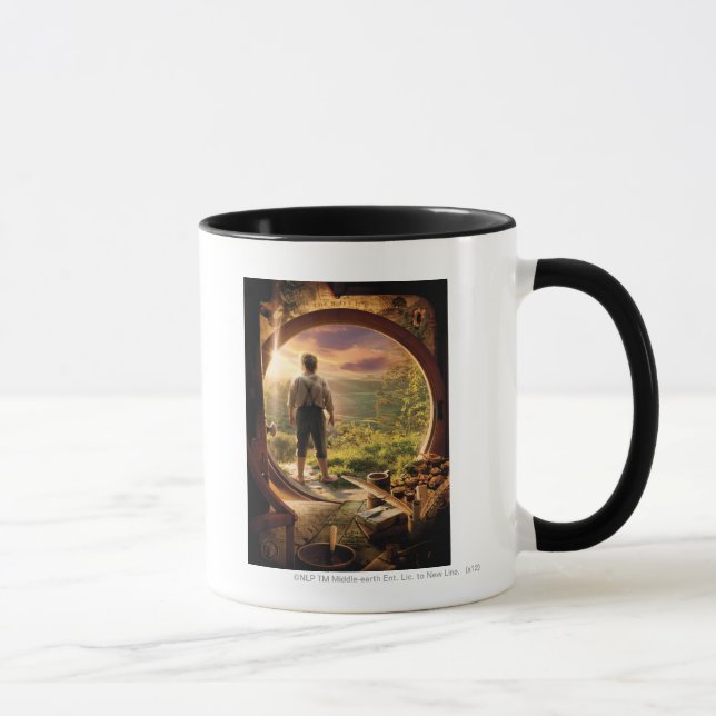 BILBO BAGGINS™ Zurück in Shire Collage Tasse (Rechts)