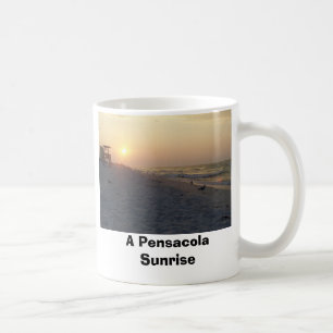 Bild 003, ein Pensacola-Sonnenaufgang Tasse