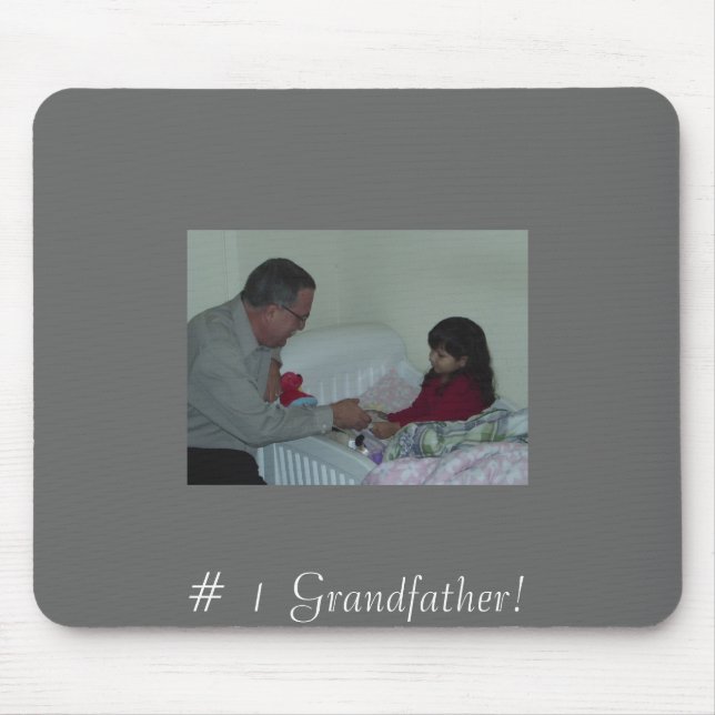 Bild 089, # 1 Großvater! Mousepad (Vorne)