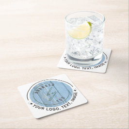 Bild anpassen | rechteckiger pappuntersetzer