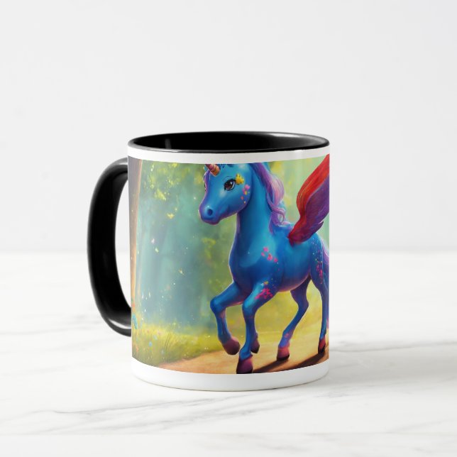Bild, das Brillo THE UNICORN tendieren zeigt Tasse (Vorderseite Links)