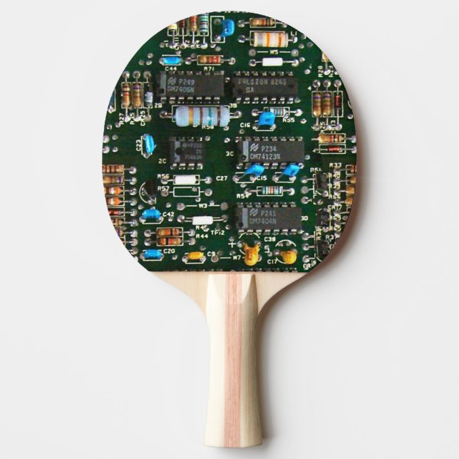 Bild der elektronischen Leiterplatte Tischtennis Schläger (Vorderseite)