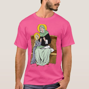 Bild der heiligen Anna Patronin der Kinder Mütter T-Shirt