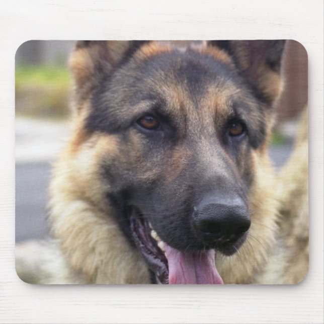 Bild der Schäferhund-Mausunterlage Mousepad (Vorne)