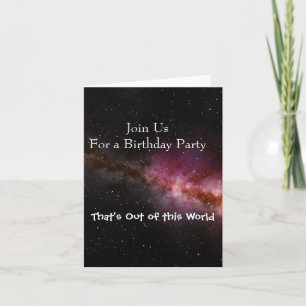 Bild der Universumseinladung Einladung