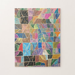 Bild der verschiedenen Farben Puzzle