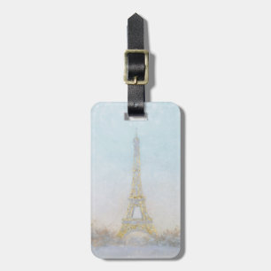 Bild des Aquarell- von Eiffel Towe Gepäckanhänger