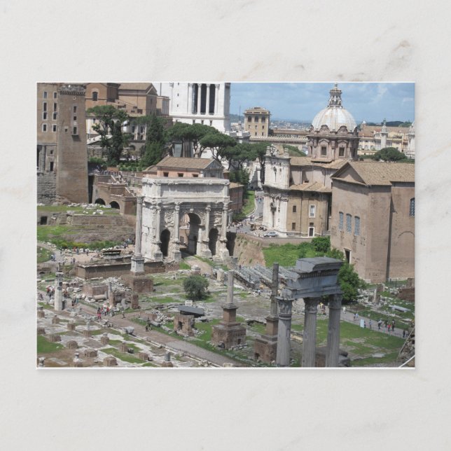 Bild des Forum Romanum Postkarte (Vorderseite)