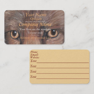 Bild des Fuchses mustert ursprüngliche Visitenkarte