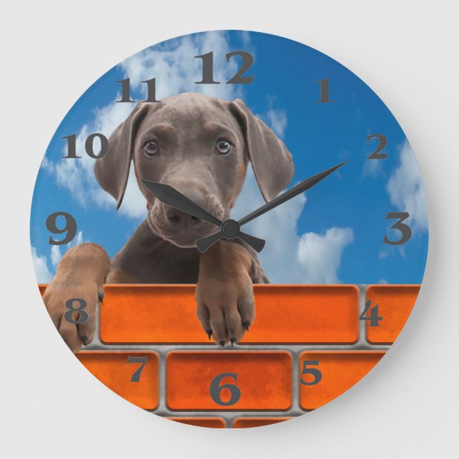 Bild des Hauses für die große Uhr (Vorderseite)