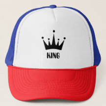 Bild des roten/weißen/blauen King-Textes
