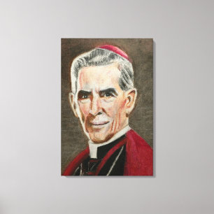 Bild des Seligen Fulton J. Sheen Leinwanddruck