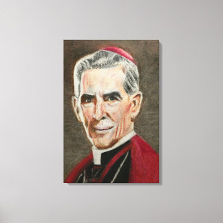 Bild des Seligen Fulton J. Sheen Leinwanddruck
