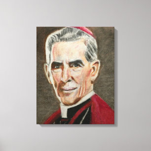 Bild des Seligen Fulton J. Sheen Leinwanddruck