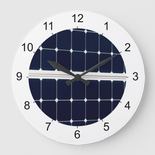 Bild des Solarpaneels für den Power Große Wanduhr (Vorderseite)