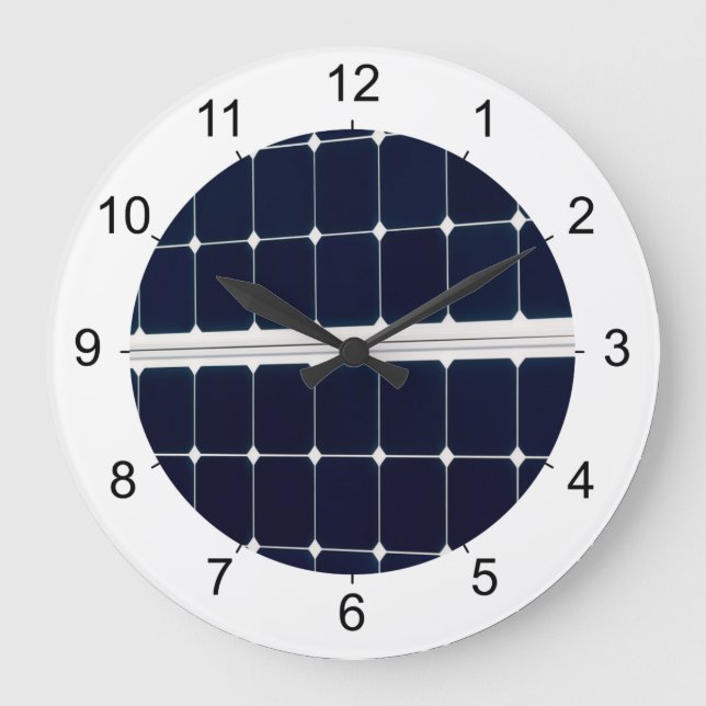 Bild des Solarpaneels für den Power Große Wanduhr (Vorderseite)