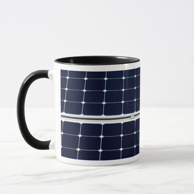 Bild des Solarpaneels Power lustig Tasse (Links)