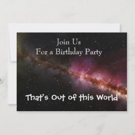 Bild des Universums Einladung