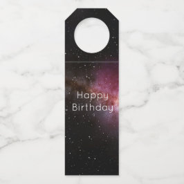 Bild des Universums Flaschenanhänger