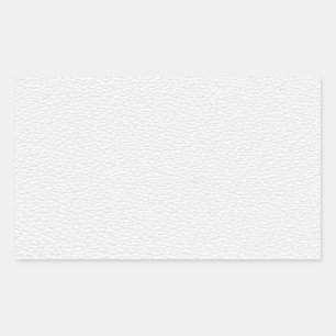 Bild des weißen Leders Rechteckiger Aufkleber