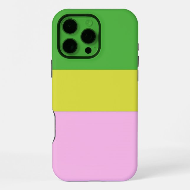 Bild drei Farben Kunst iPhone Hülle (Rückseite)