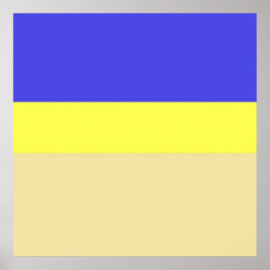 Bild drei Farben Poster