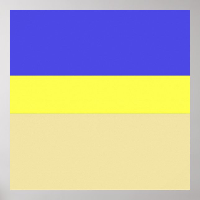 Bild drei Farben Poster (Vorne)