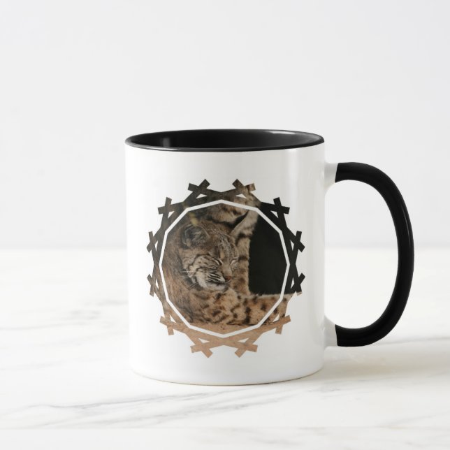 Bild einer Bobcat-Kaffee-Tasse Tasse (Rechts)