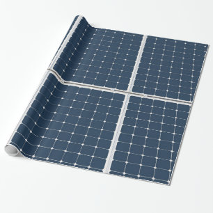 Bild einer SolarPowerplatte lustig Geschenkpapier