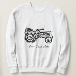 Bild eines alten grauen Massetraktors Sweatshirt