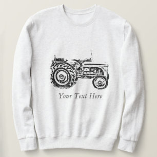 Bild eines alten grauen Massetraktors Sweatshirt
