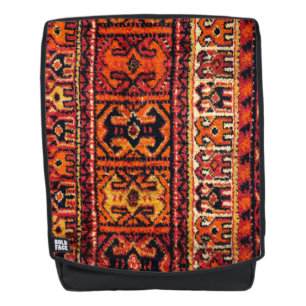 Bild eines antiken Teppichs. Beeindruckende Textur Rucksack