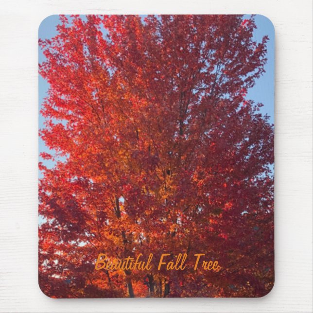 Bild eines Herbstbaums | Mousepad (Vorne)