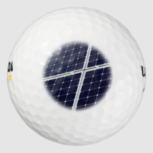 Bild eines solaren Powers lustig Golfball