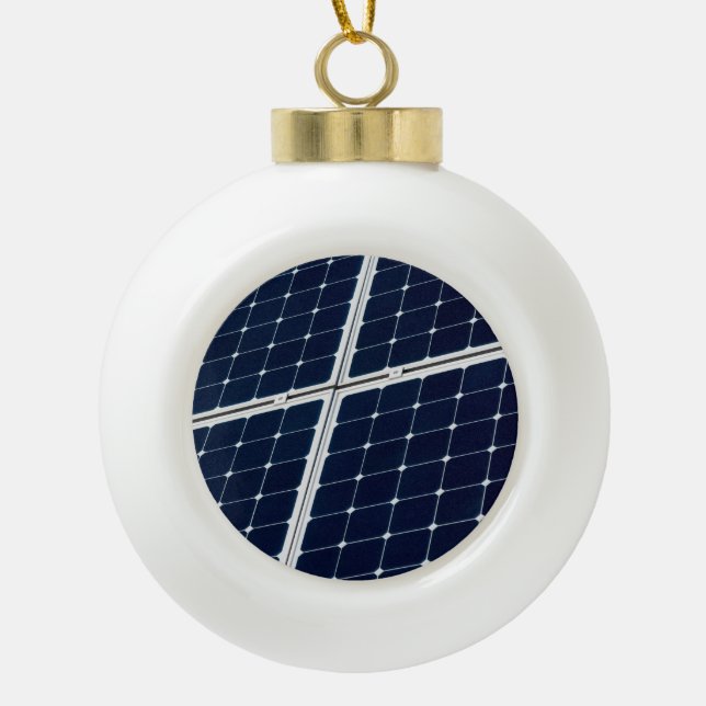 Bild eines solaren Powers lustig Keramik Kugel-Ornament (Vorderseite)