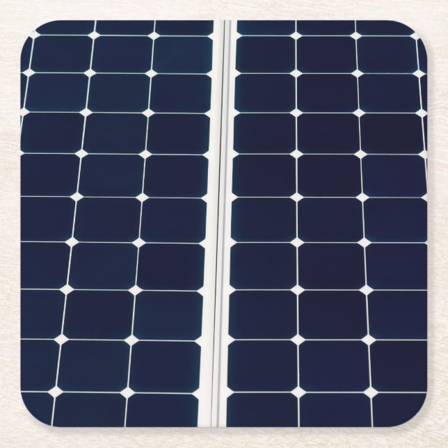 Bild eines solaren Powers lustig Rechteckiger Pappuntersetzer (Vorderseite)