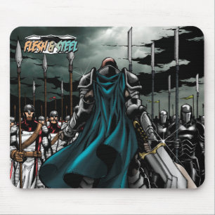 Bild "Flesh" und "Steel" mit 3 Mausknöpfen Mousepad