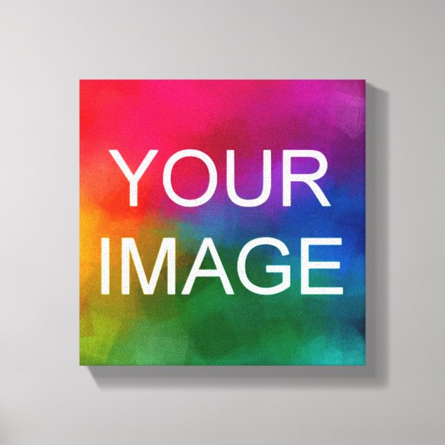 Bild-Foto-Logo hinzufügen Leinwanddruck (Vorderseite)
